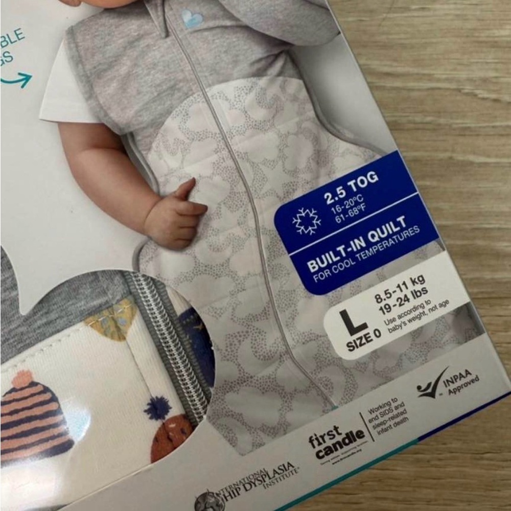 Swaddle Up Baby Transitional Sleep Sack - Large 2.5 TOG